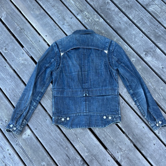Levi's Commuter Slim Denim Trucker Jacket Sz S - Picture 6 of 8